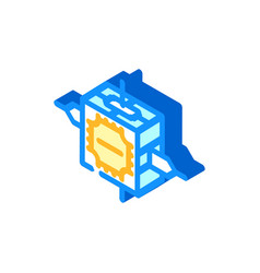 Research Team Space Exploration Isometric Icon