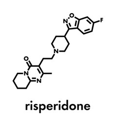 Risperidone Antipsychotic Drug Molecule Used