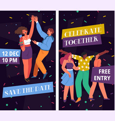 Celebrate Together On Free Entry Party Banners