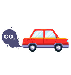 Co2 Exhaust From The Tailpipe Of A Car