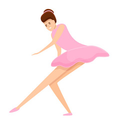 Ballerina Recital Icon Cartoon Style