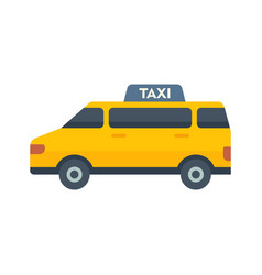 Book Taxi Bus Icon Flat Airport Transfer