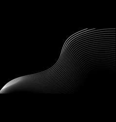 Abstract Lines Lighting Effect On Dark Background