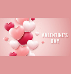 Valentines Day Background With Red And Pink