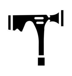 Drywall Hammer Glyph Icon