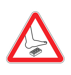 Attention Plastic Construction Detail Warning Red