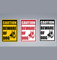 Beware Of Dog Sign