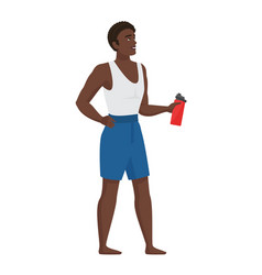 Gym Trainer With Water Bottle