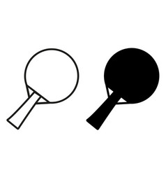 Icons Of Rackets For Ping Pong Of