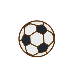 Football Cartoon Icon Student Concept Isolated