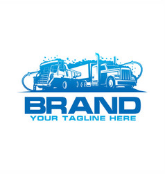 Truck Wash Logo Clean Logo