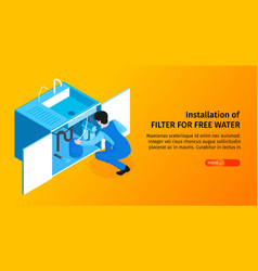 Water Filter Installation Banner