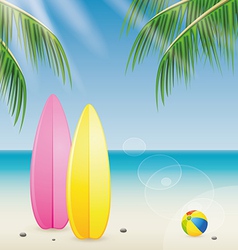 Abstract summer vacation background with special Vector Image