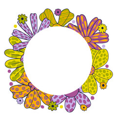 Flower Frame Design Decoration Style Border