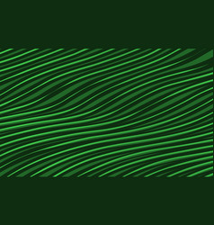 Green Line Wave Pattern Abstract Background