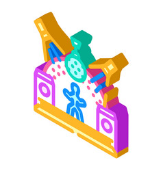 House Disco Party Isometric Icon