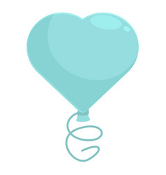 Heart Boy Balloon Icon Cartoon Baby Shower