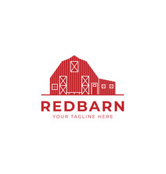 Red Barn Logo Template Farm Design Building