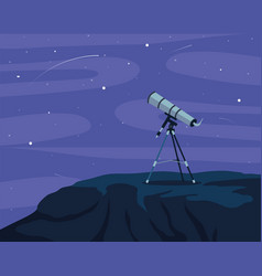 Telescope Looking At Outer Space