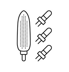 Holder Corn Line Icon