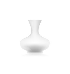 Realistic White Ceramic Porcelain Vase 3d Ceramic