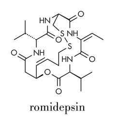 Romidepsin Cancer Drug Molecule Histone