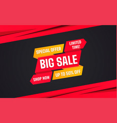 Big Sale Special Offer Limited Time Sale Banner