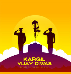 Kargil Vijay Diwas Background With Indian Army