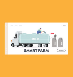 Smart Farm Landing Page Template Worker Male