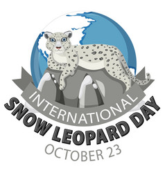 International Snow Leopard Logo Concept