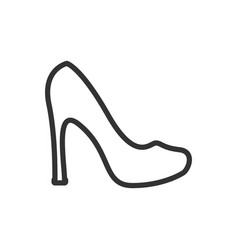 Heel Shoe Outline Icon