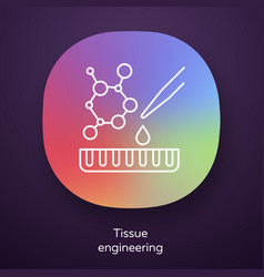 Tissue Engineering App Icon Repair Damaged Human