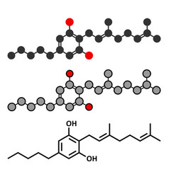 Cannabigerol Cannabinoid Molecule