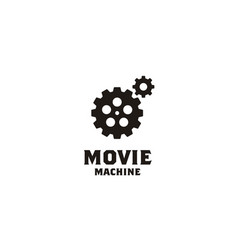 Film Reel Cog Wheel Gears Movie Cinema Video Logo