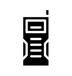 Laser Rangefinder Device Glyph Icon