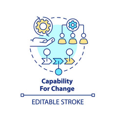 Capability For Change Concept Icon