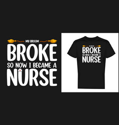 Nurse Halloween Costume T Shirt Design