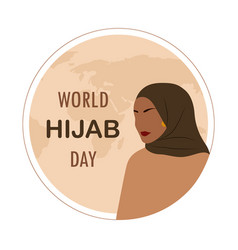 World Hijab Day Abstract Muslim Woman In Abaya