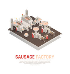 Sausage Factory Isometric Composition