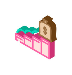 Financial Goals Isometric Icon