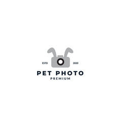 Rabbit Ear With Camera Or Photography Logo Design