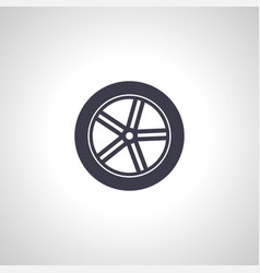 Car Tire Icon New Wheel