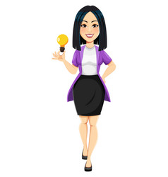 Concept Of Modern Young Asian Business Woman