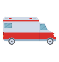 Emergency Vehicle Icon Cartoon Ambulance