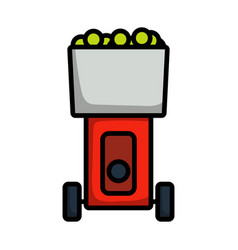 Tennis Serve Ball Machine Icon