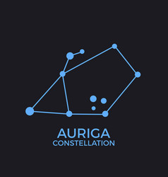 Auriga Constellation Stars In Night Sky