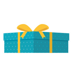 Blue Dotted Gift Box Present