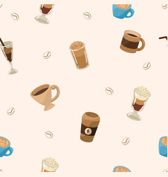 Coffee Drinks Products Pattern