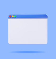 3d Browser Window Isolated