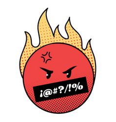 Angry Flaming Emoji